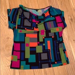 2 short sleeve blouses